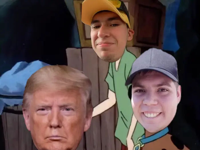 Scooby Doo - Shaggy tickles Red Beard the pirate meme | image tagged in memes | made with Piñata Farms meme generator