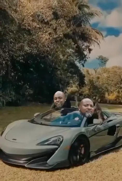 two monkeys driving a Lamborghini meme | image tagged in memes | made with Piñata Farms meme generator