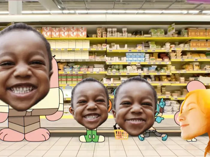 Gumball's mom shouts on the children in the mall meme | image tagged in memes | made with Piñata Farms meme generator