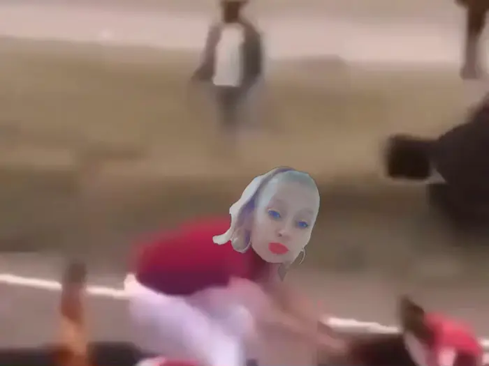 a man bumps into a car on a horse meme | image tagged in memes | made with Piñata Farms meme generator