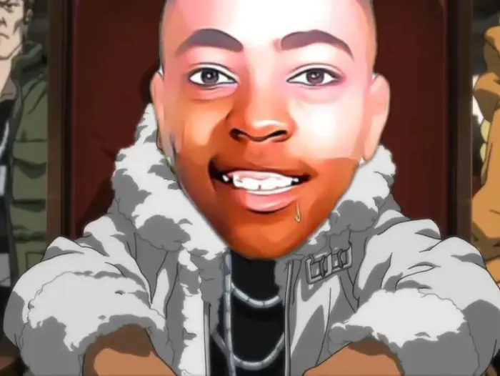 The Boondocks - Riley says fuck you meme | image tagged in memes | made with Piñata Farms meme generator