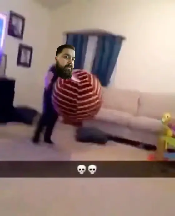 boy throws a big ball into a girl meme | image tagged in memes | made with Piñata Farms meme generator