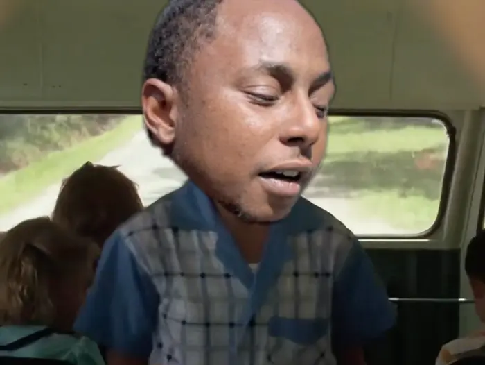 Forrest Gump School Bus Scene meme | image tagged in memes | made with Piñata Farms meme generator