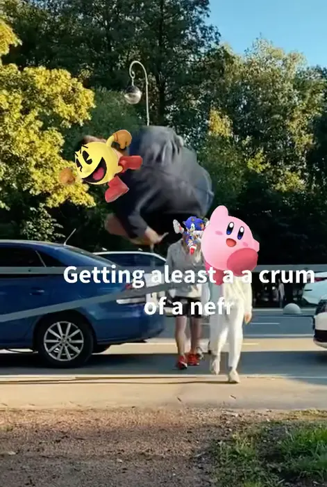 people bypass the barrier meme | Hmmmm | image tagged in memes | made with Piñata Farms meme generator