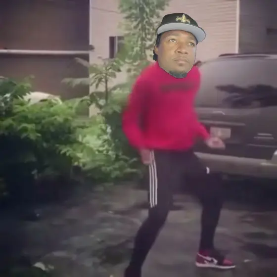 Two guys dance to "Trappin On Dat Boodi" meme | image tagged in memes | made with Piñata Farms meme generator