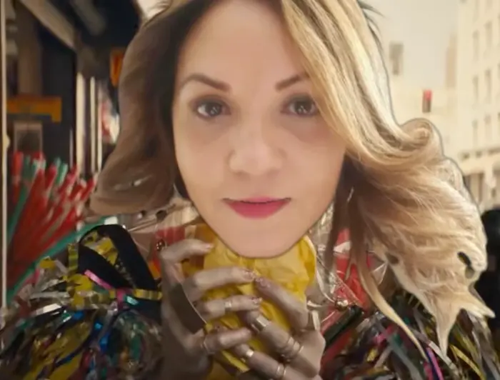 Harley Quinn losing her sandwich meme | image tagged in memes | made with Piñata Farms meme generator