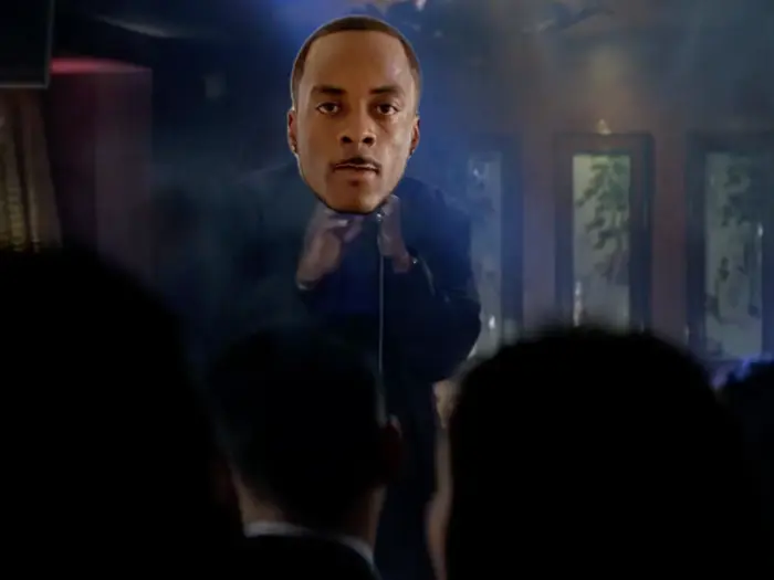 Rush Hour 2 - Carter Sings In Chinese Bar meme | 😂 | image tagged in memes | made with Piñata Farms meme generator