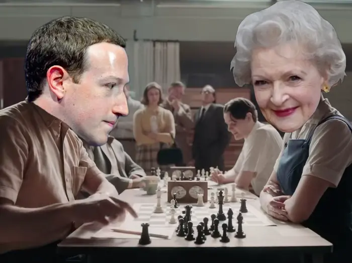 Queen's Gambit - Damn, how old are you? meme | image tagged in memes | made with Piñata Farms meme generator