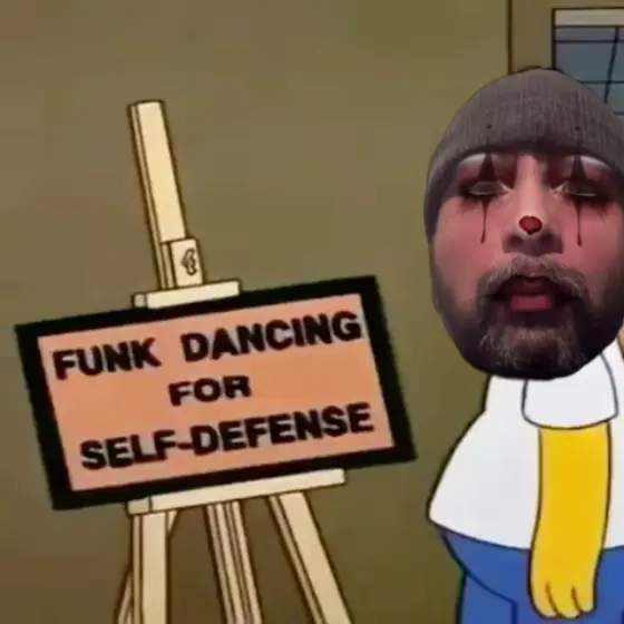 The Simpsons - Moe Szyslak`s courses of Funk Dancing for self-defence meme | image tagged in memes | made with Piñata Farms meme generator