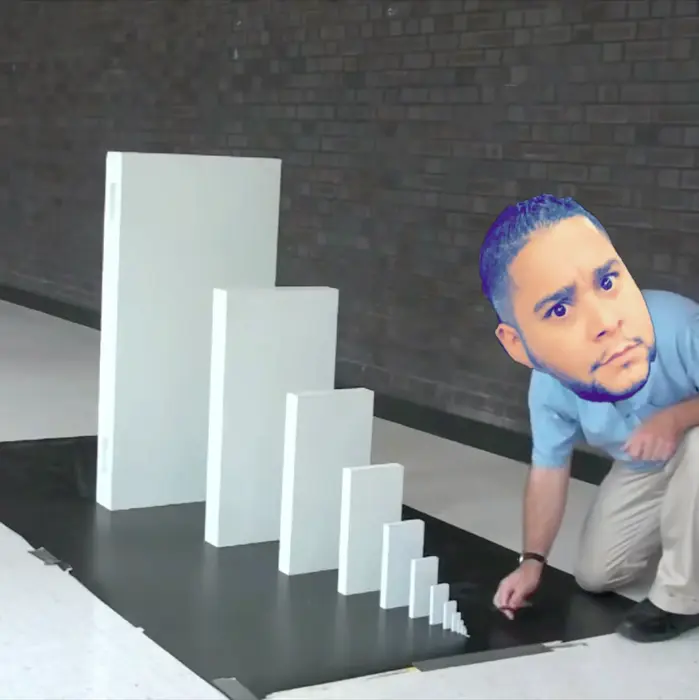Domino Effect meme | image tagged in memes | made with Piñata Farms meme generator