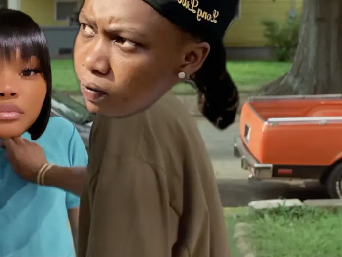 ATL -  The necklace scene meme | image tagged in memes | made with Piñata Farms meme generator