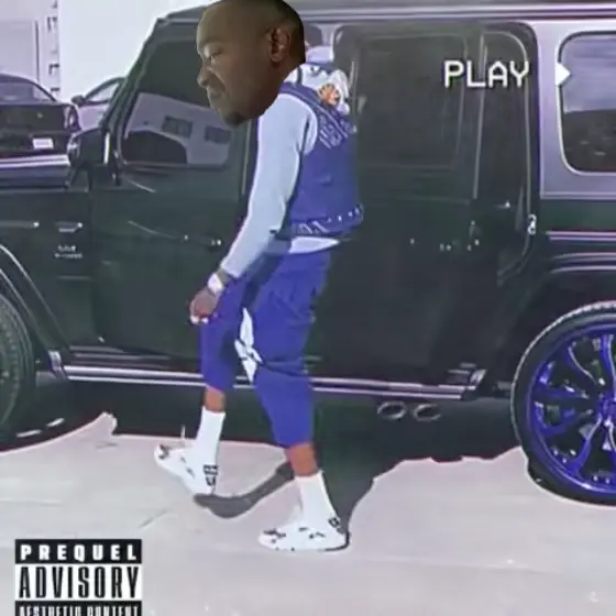 Blueface shows off his crip walking skills meme | 💙💙🤣🤣 | image tagged in memes | made with Piñata Farms meme generator