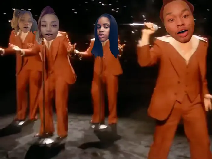 Bruno Mars, Anderson.Paak, Silk Sonic Performed Leave the door Open at The Grammy Awards 2021 Pt.2 meme | image tagged in memes | made with Piñata Farms meme generator