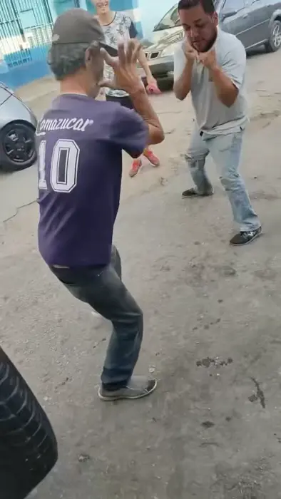 Drunk fight KO meme | image tagged in memes | made with Piñata Farms meme generator