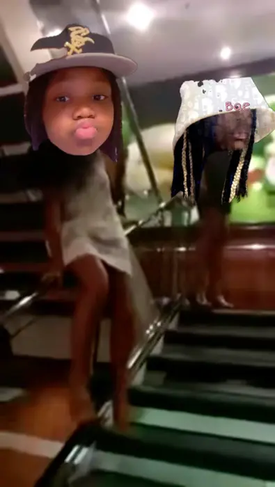 Annie slides from the handrails and falls meme | image tagged in memes | made with Piñata Farms meme generator