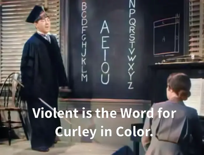 The Three Stooges - Swinging the Alphabet meme | Do you remember when The Three Stooges monochrome went colonized. | image tagged in memes | made with Piñata Farms meme generator