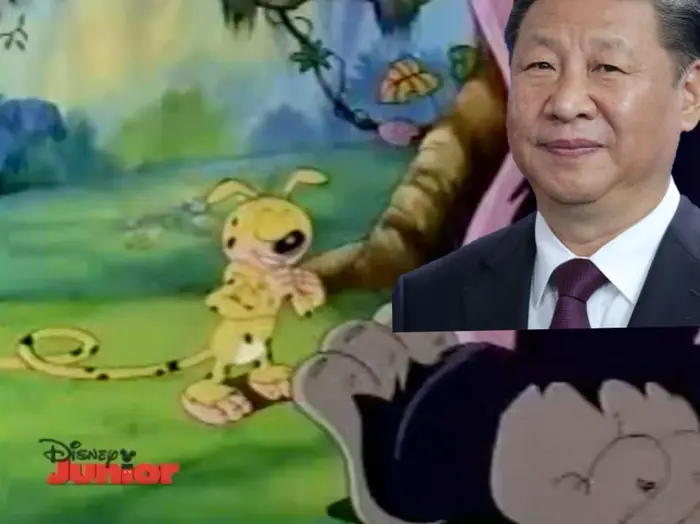 In other words, YOU STINK! meme | Marsupilami is angry at Xi Jinping for causing the COVID-19 Pandemic! And Causing Canada to get into a lockdown and foreclosure! | image tagged in memes | made with Piñata Farms meme generator