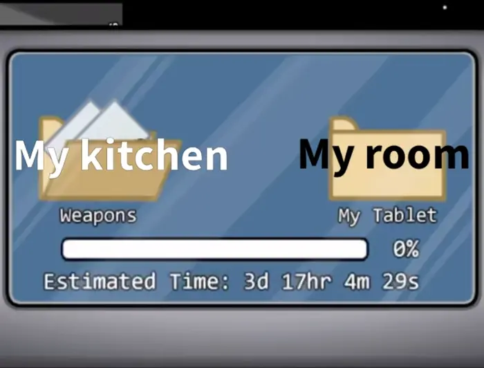 Among Us loading meme | image tagged in memes | made with Piñata Farms meme generator